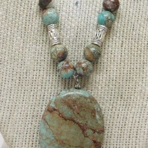 Vintage Sterling Silver Turquoise/Jasper Jewelry